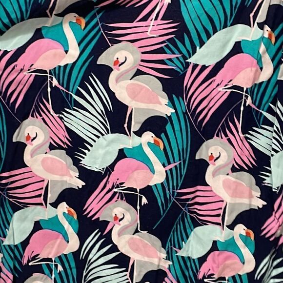 NWOT Crown & Ivy Curvy Flamingo Blouse.  Size 0X plus - Picture 3 of 7